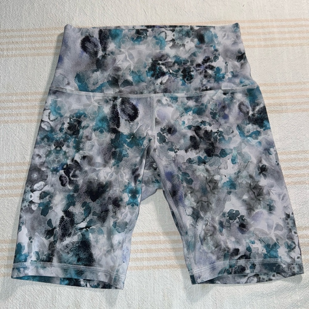 LULULEMON KALEIDOFLORAL MULTI ALIGN SHORT 6â NWOT - Picture 4 of 9